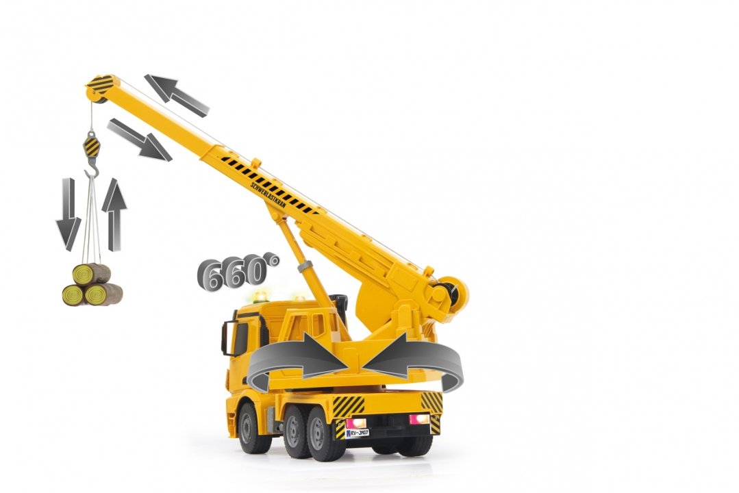 Jamara Mercedes Schwerlamkran Arocs1:20 2,4ghz 6+