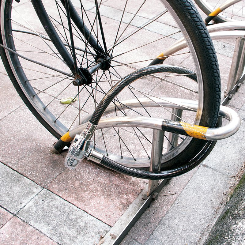 Logilink Sc0211 Candado Para Bicicleta Cable Antirrobo Negro, Plata 60 Cm