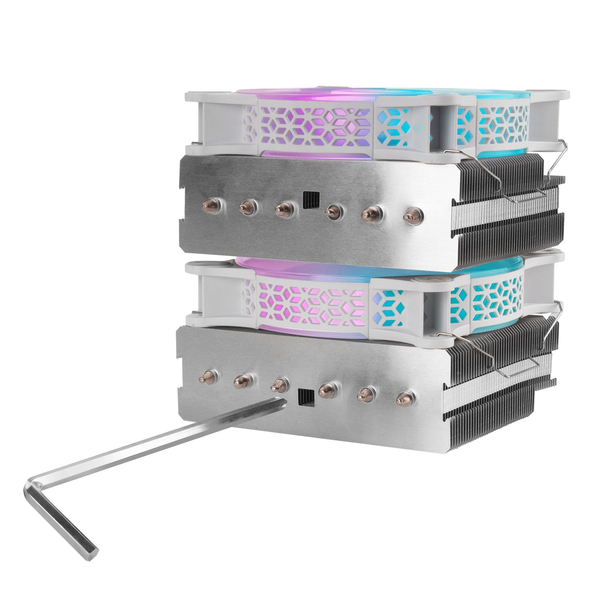 Ventilador Con Disipador Mars Gaming Mcpu-Xtw 12cm Blanco