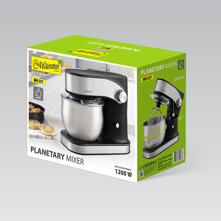EAN 4820268321633 - Feel Maestro MR-557 batidora Batidora de varillas 1200 W Negro, Acero inoxidable imagen 6