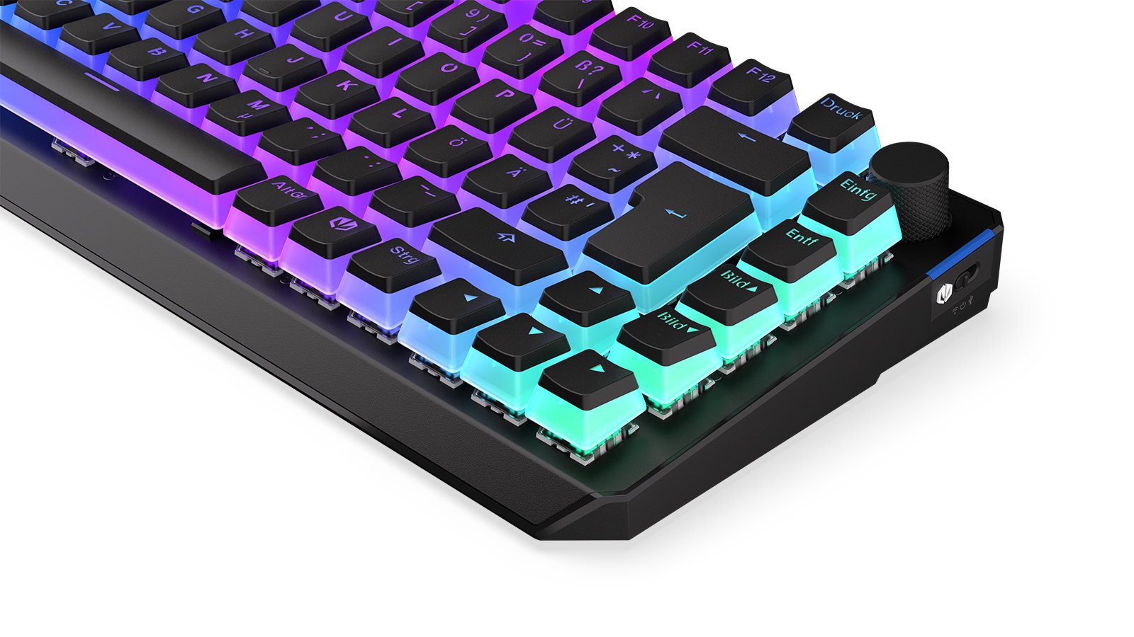 EAN 5903018666853 - ENDORFY Thock 75% teclado Juego RF inalámbrica + USB QWERTZ Alemán Negro imagen 9