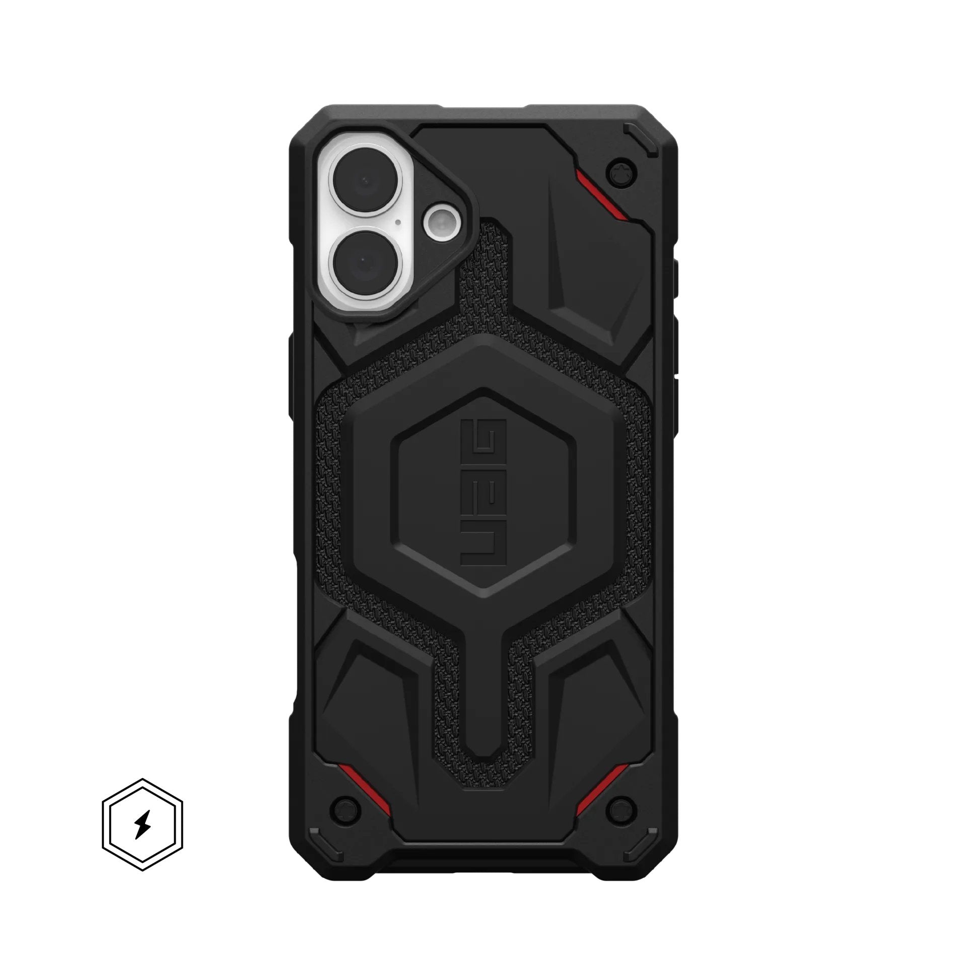 Funda Uag John Monarch Pro Kevlar Black Apple Iphone 16 Plus