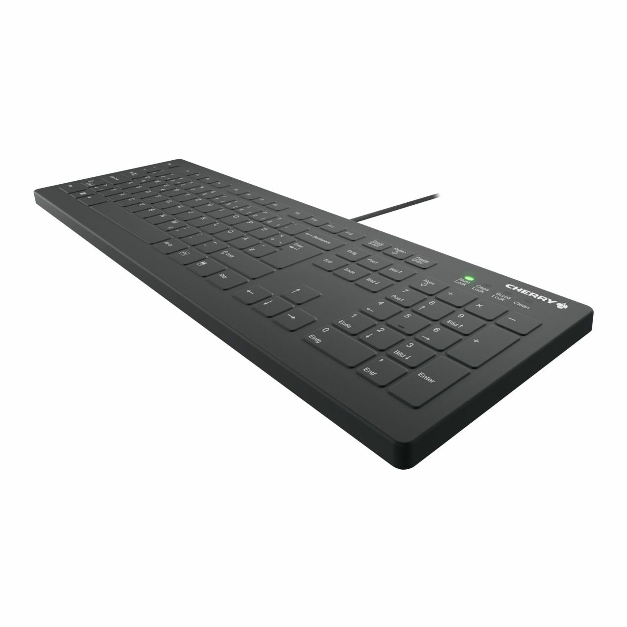 EAN 7061111384628 - CHERRY AK-C8112 teclado Médico USB QWERTZ Alemán Negro, Blanco imagen 2