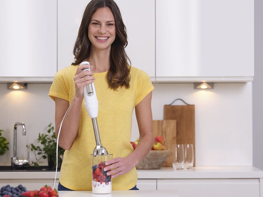 Batidora De Mano Braun Multiquick 7 Mq7020 Blanco/Acero Inoxidable Mq7020