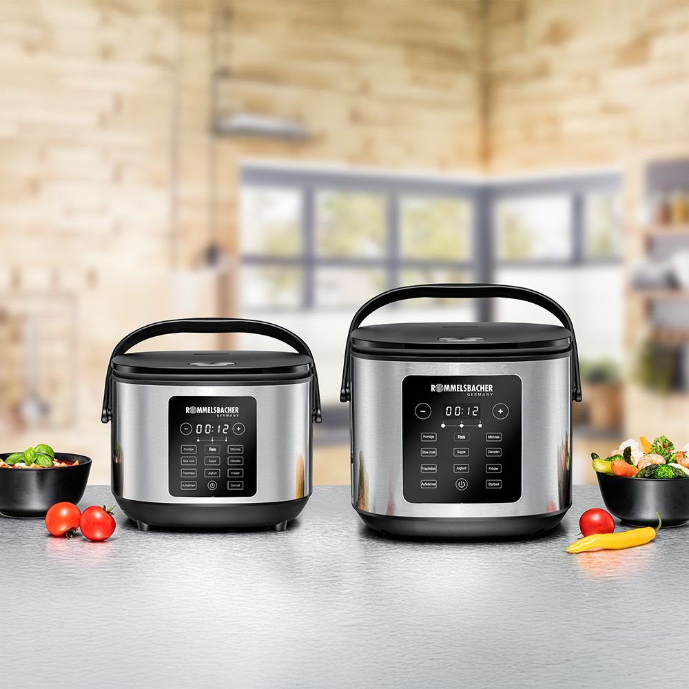 Rommelsbacher Multi-Reiskocher Mrk 650 (Edelstahl/Negro, 600 Watt, 3 Liter) Mrk 650