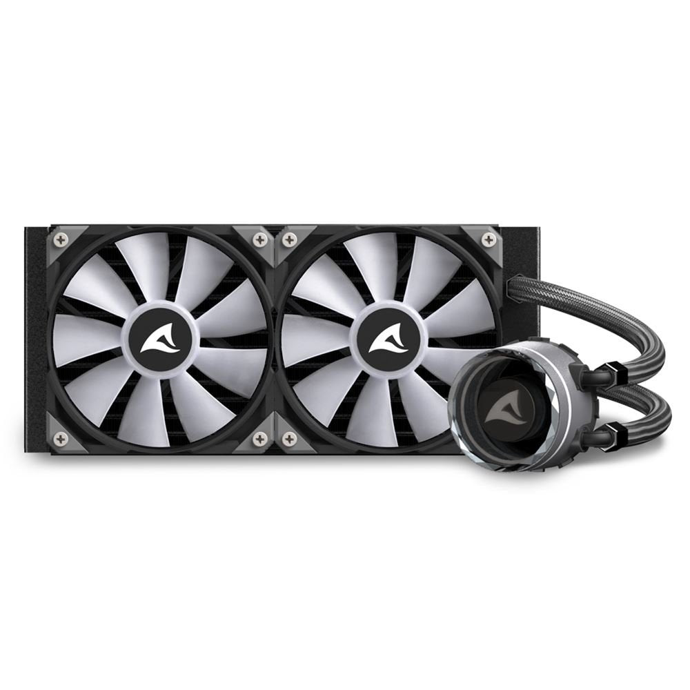 EAN 4044951038008 - Sharkoon S80 RGB Carcasa del ordenador, Procesador Sistema de refrigeración líquida todo en uno 12 cm Neg imagen 7