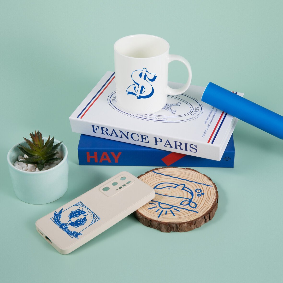 Loklik Permanent Adhesive Vinyl Mencil - Light Blue