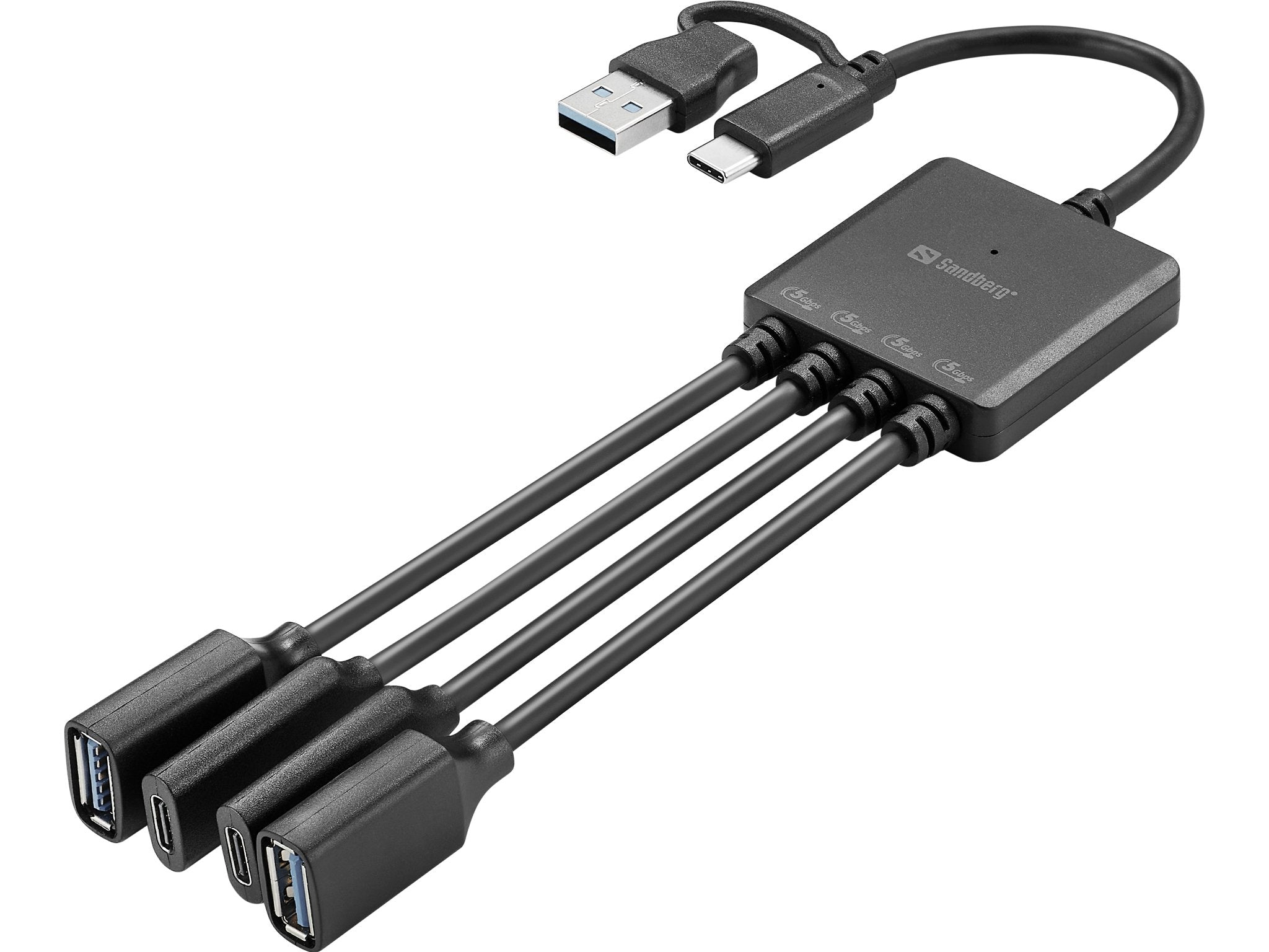 Usb-C/A To 2a+2c Splitter