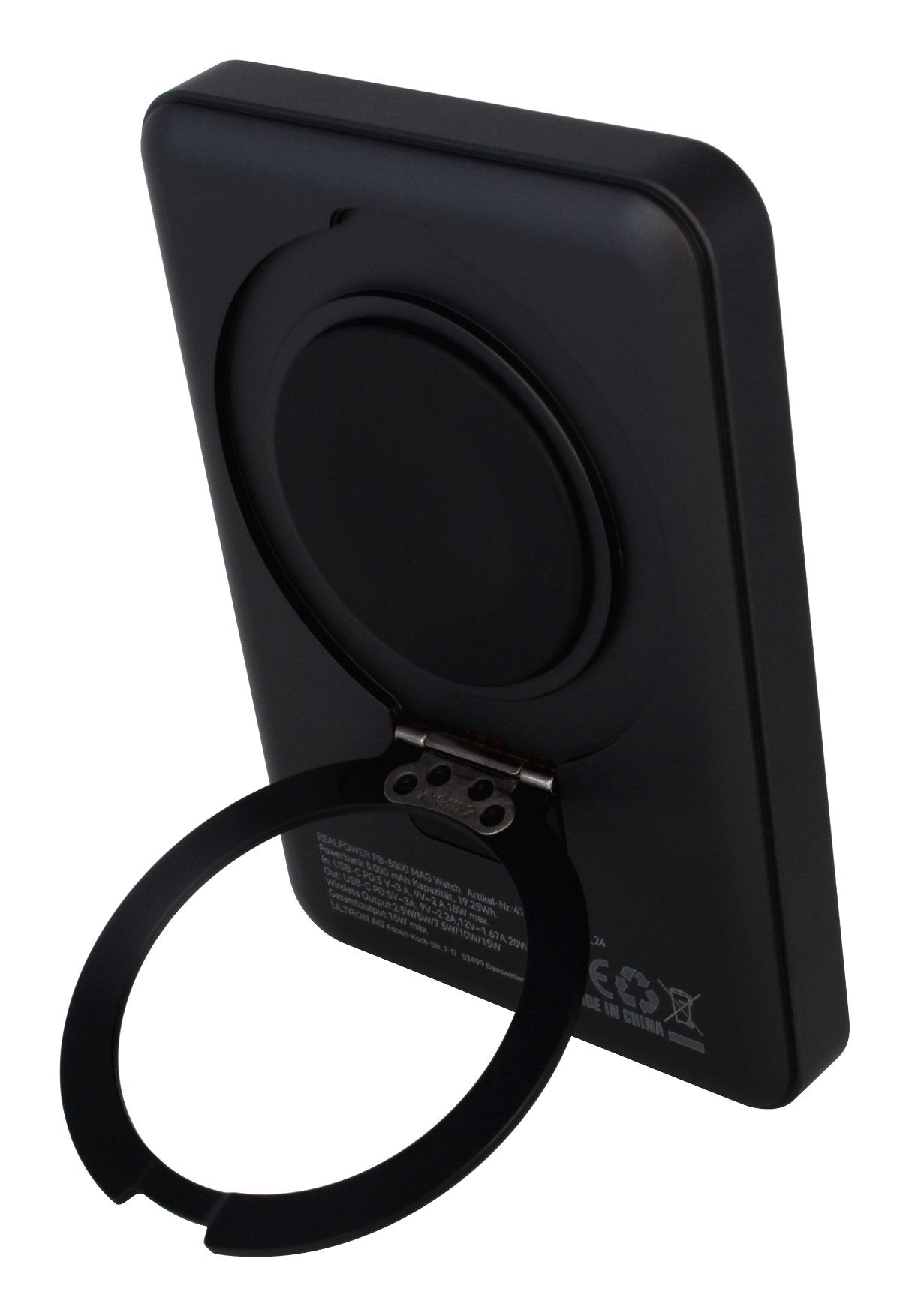 EAN 4040895012203 - RealPower PB-5000 MAG Watch 5000 mAh Cargador inalámbrico Negro imagen 3