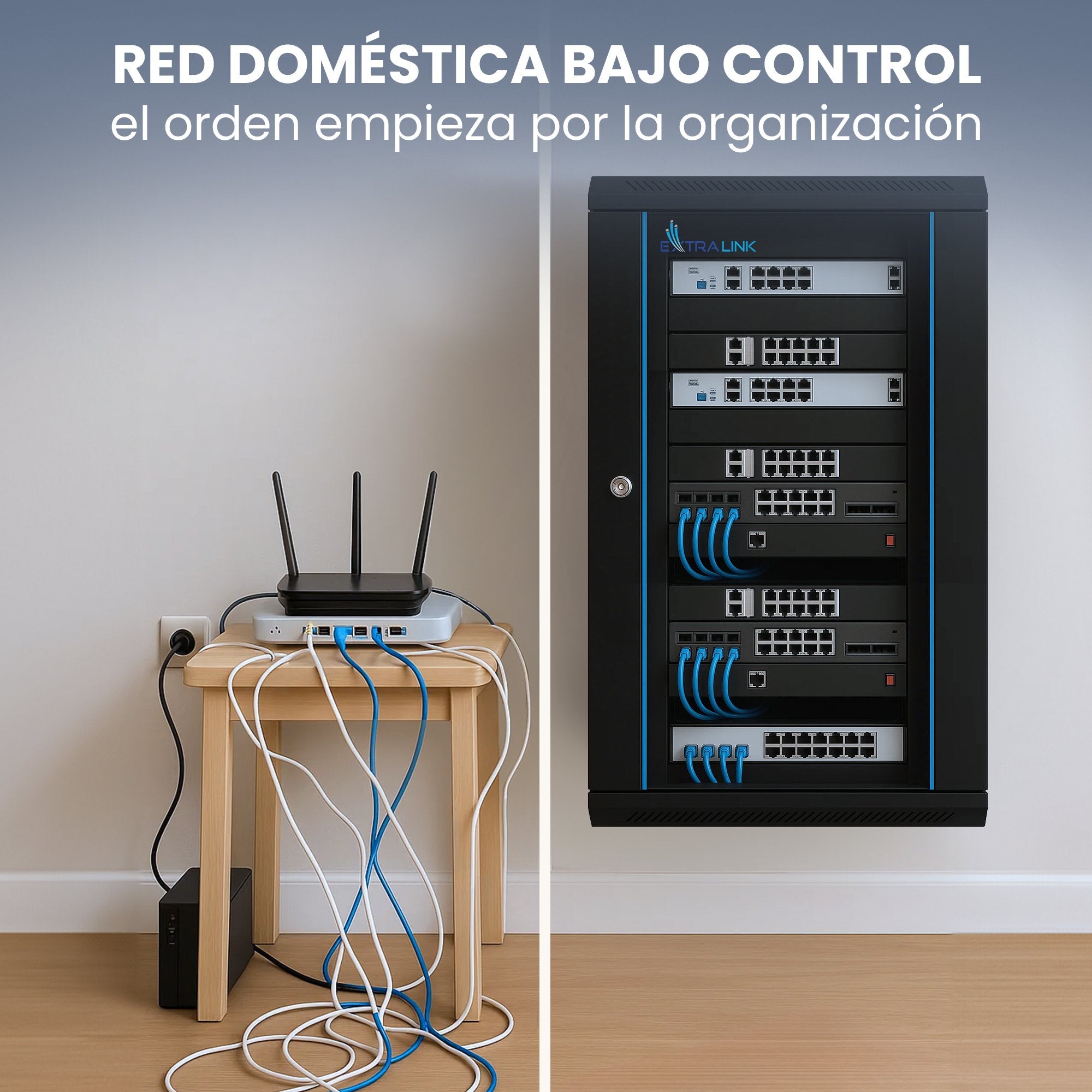 EAN 5902560367263 - Extralink EX.7263 armario rack Bastidor de pared imagen 8