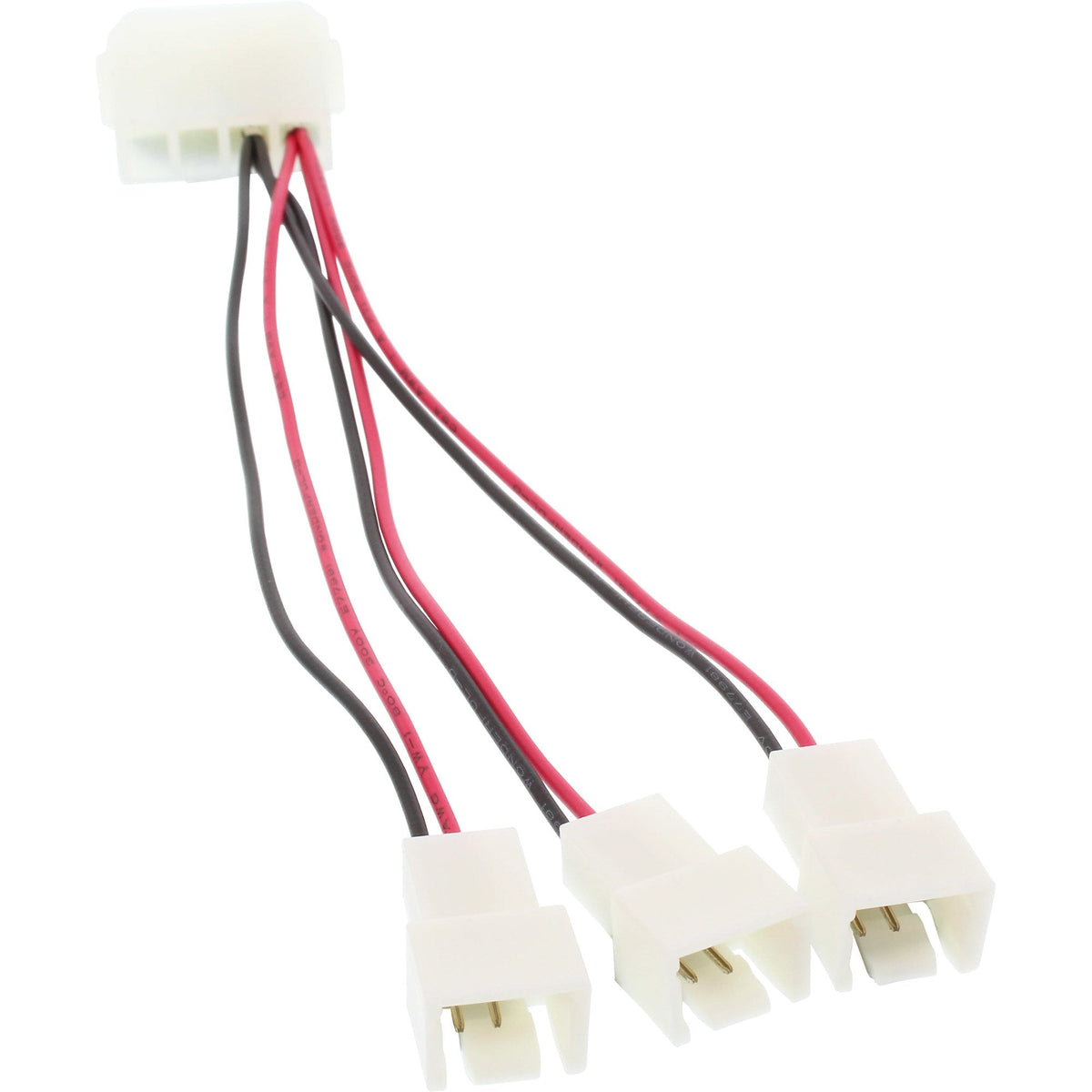 Adaptador De Ventilador De Pc Inline De 12 V A 5 V Para Hasta 3 Ventiladores