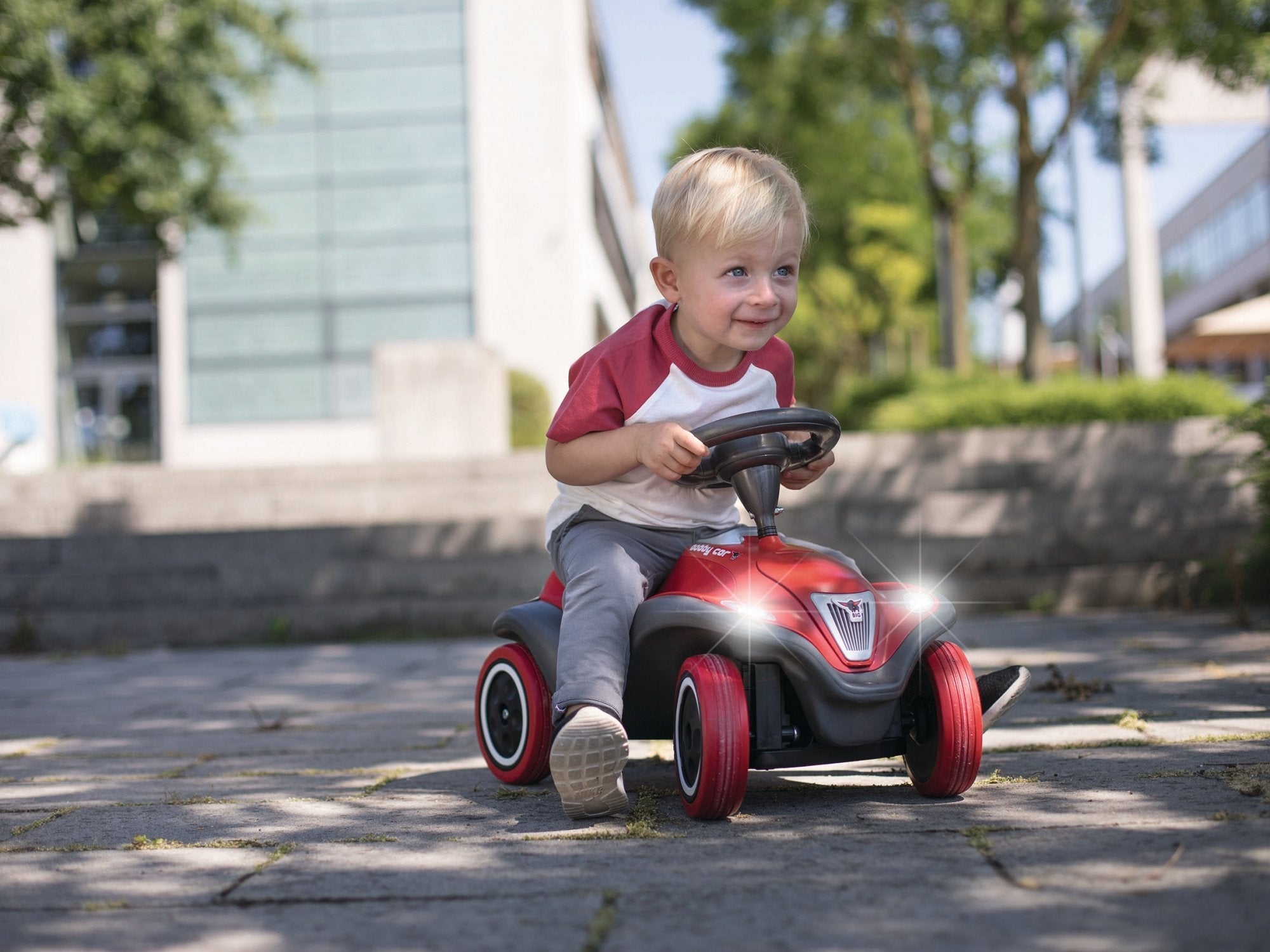 Big Bobby-Car Next, Correpasillos Rojo / Antracita