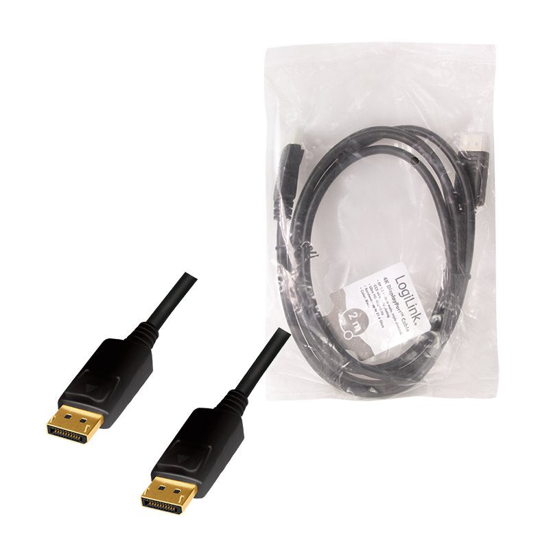 EAN 4052792063561 - LogiLink CD0101 cable DisplayPort 2 m Negro imagen 6