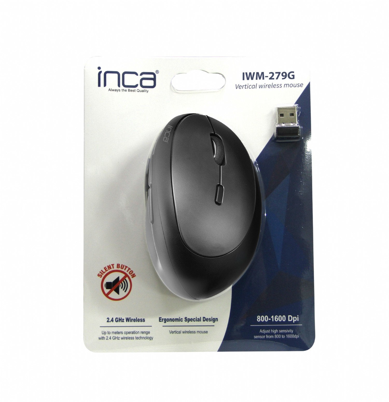 EAN 8681949013331 - Inca IWM-279G ratón Oficina mano derecha RF inalámbrico 1600 DPI imagen 6