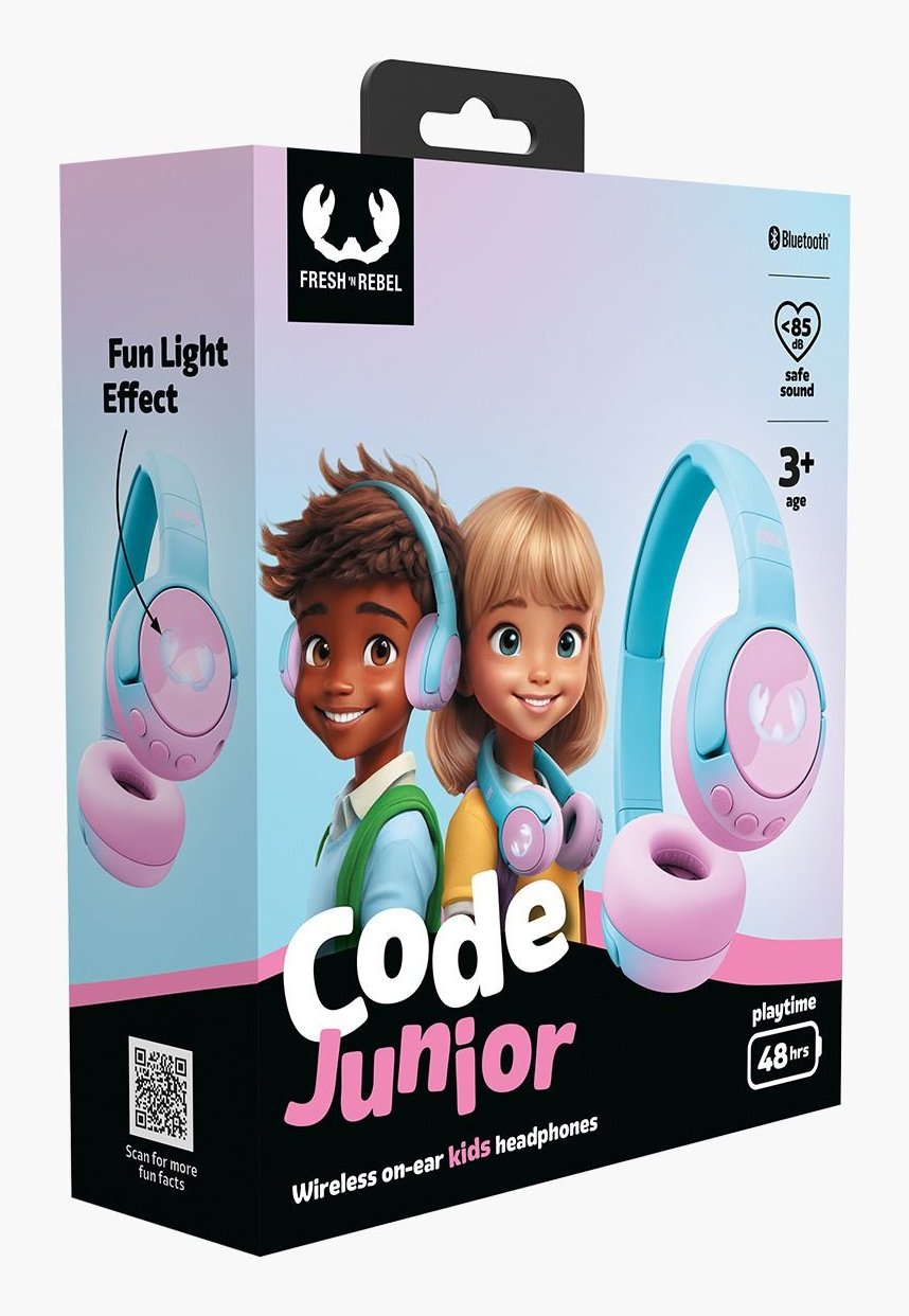 Auriculares Fresh'N Rebel Code Junior Inalambrico Cool Candy