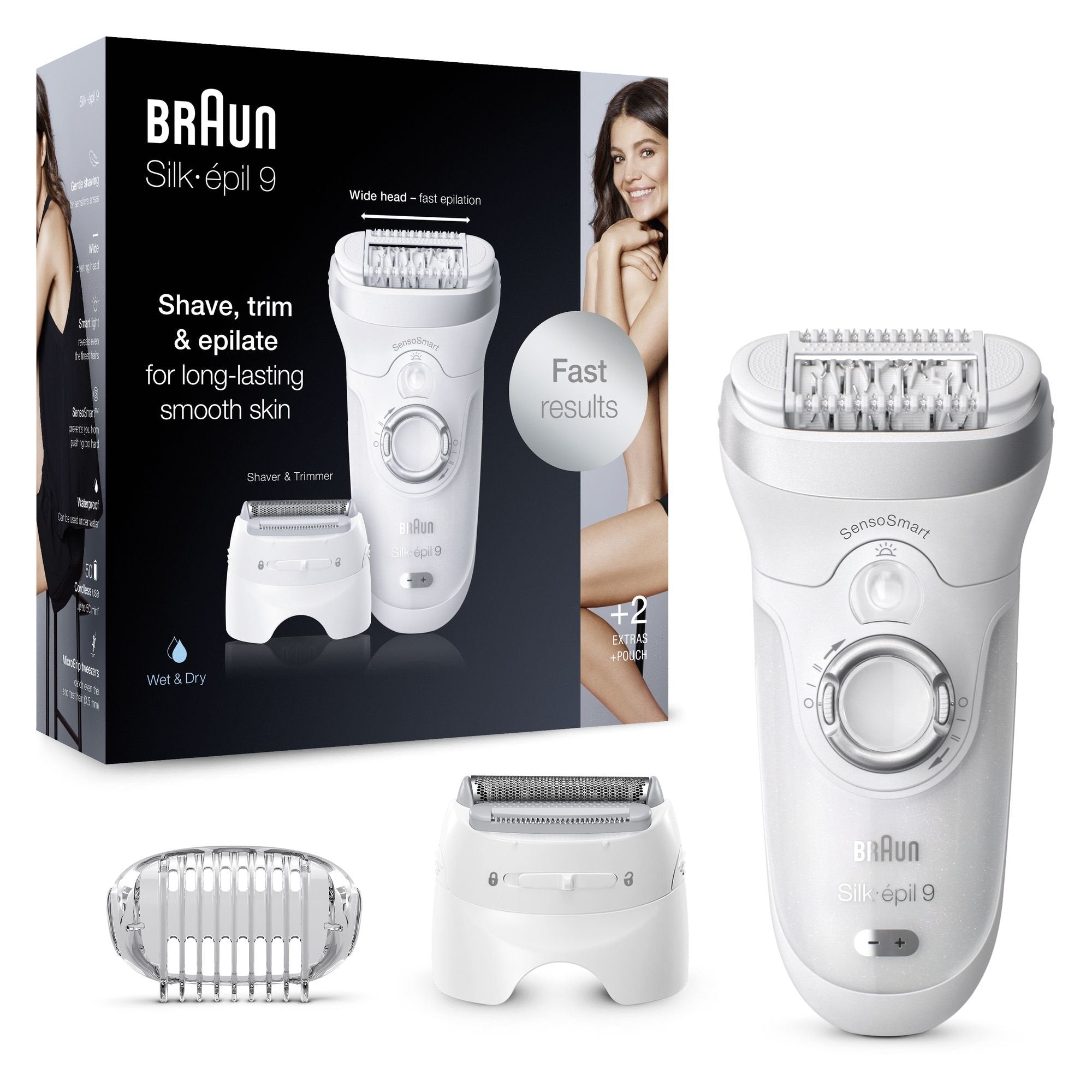 EAN 4210201426714 - Braun Silk-épil 9 9-705 40 pinzas Blanco imagen 1