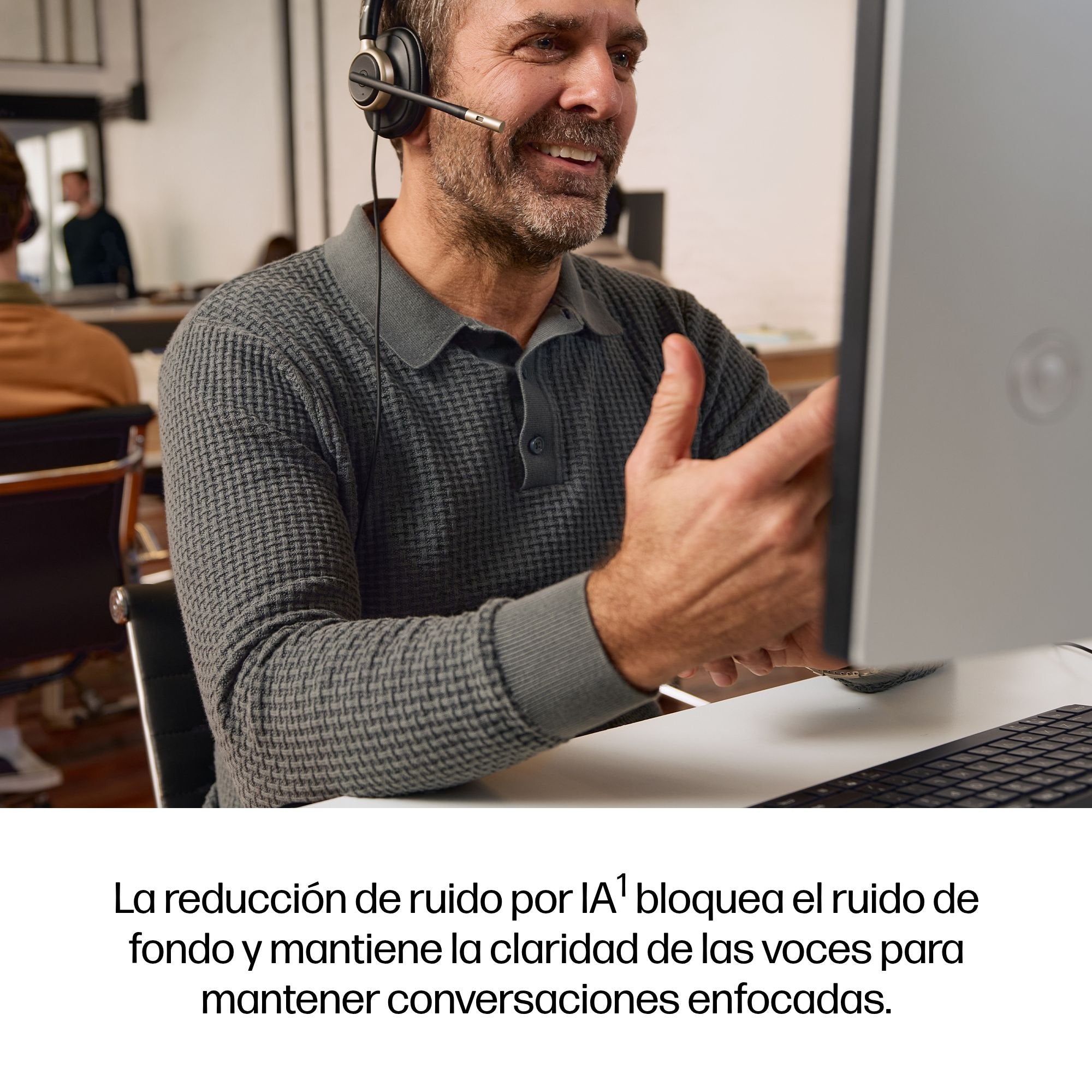 EAN 0199764365620 - HP Poly Mission 825 Stereo USB Wired Headset (Bulk) Alámbrico Diadema Llamadas/Música Negro imagen 11