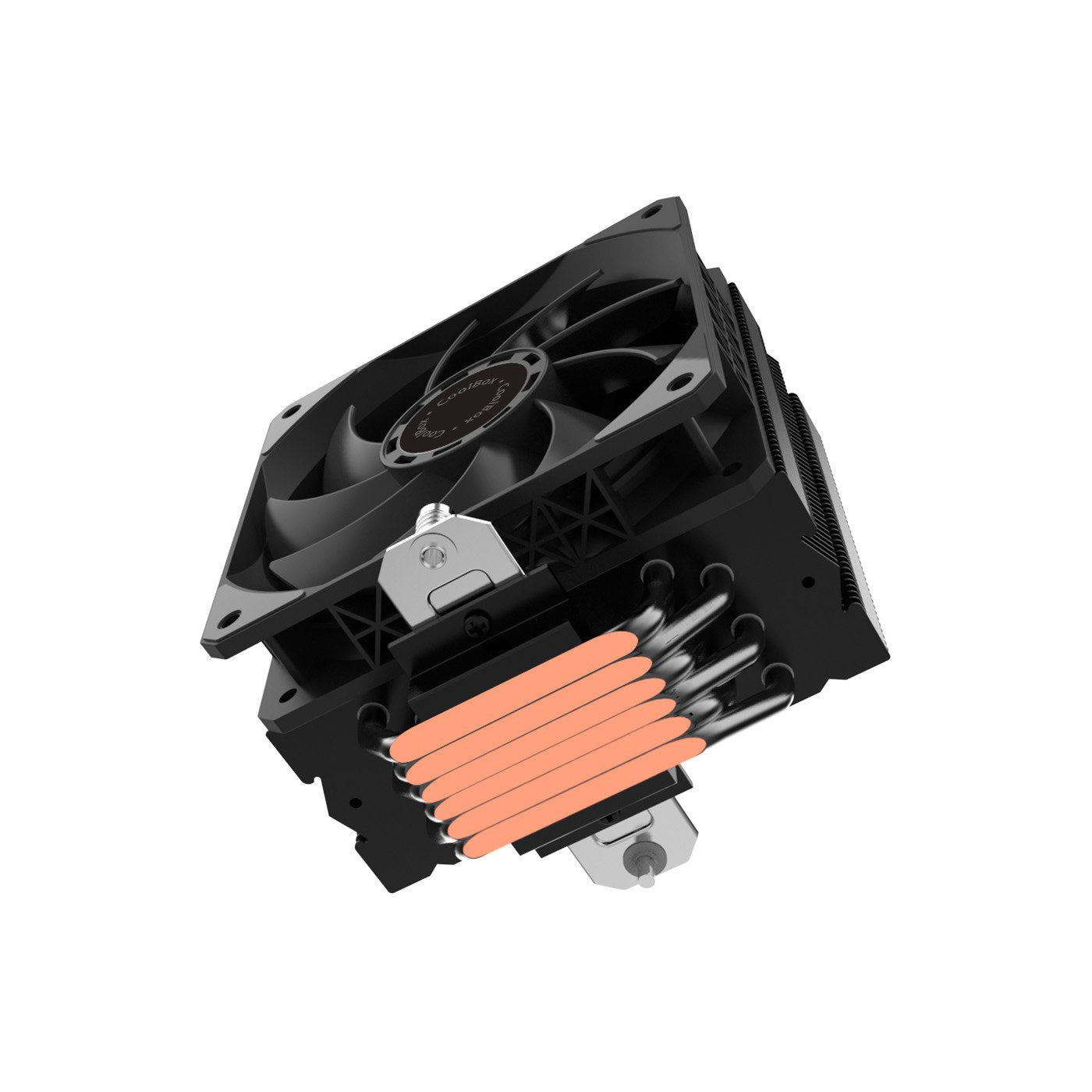 Coolbox Disipador Cpu Negro 6 Heatpipes 240w Tdp
