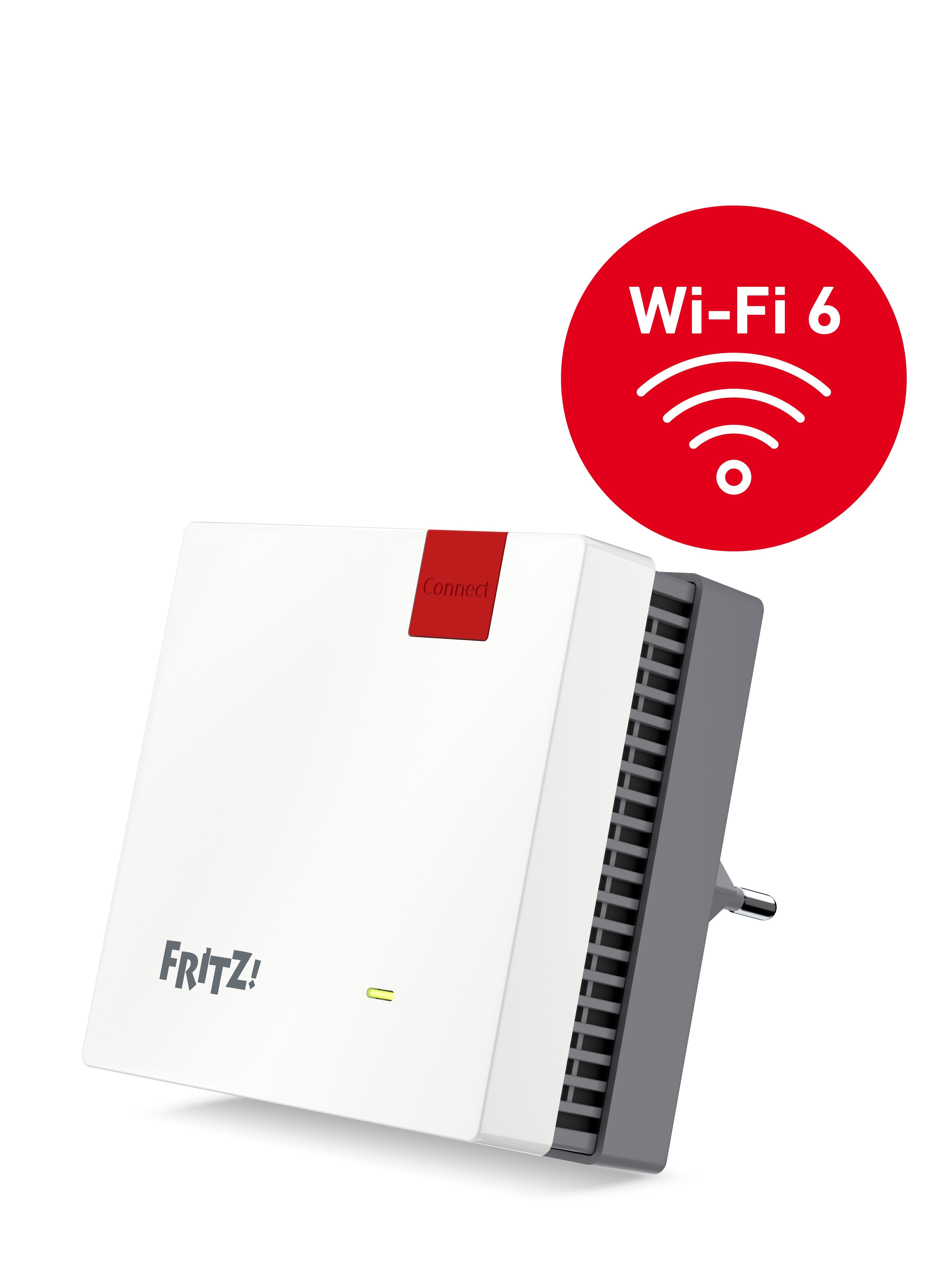 EAN 4023125029745 - Repeater FRITZ! 1200 AX 3000 Mbit/s Ethernet Wifi Blanco 1 pieza(s) imagen 1