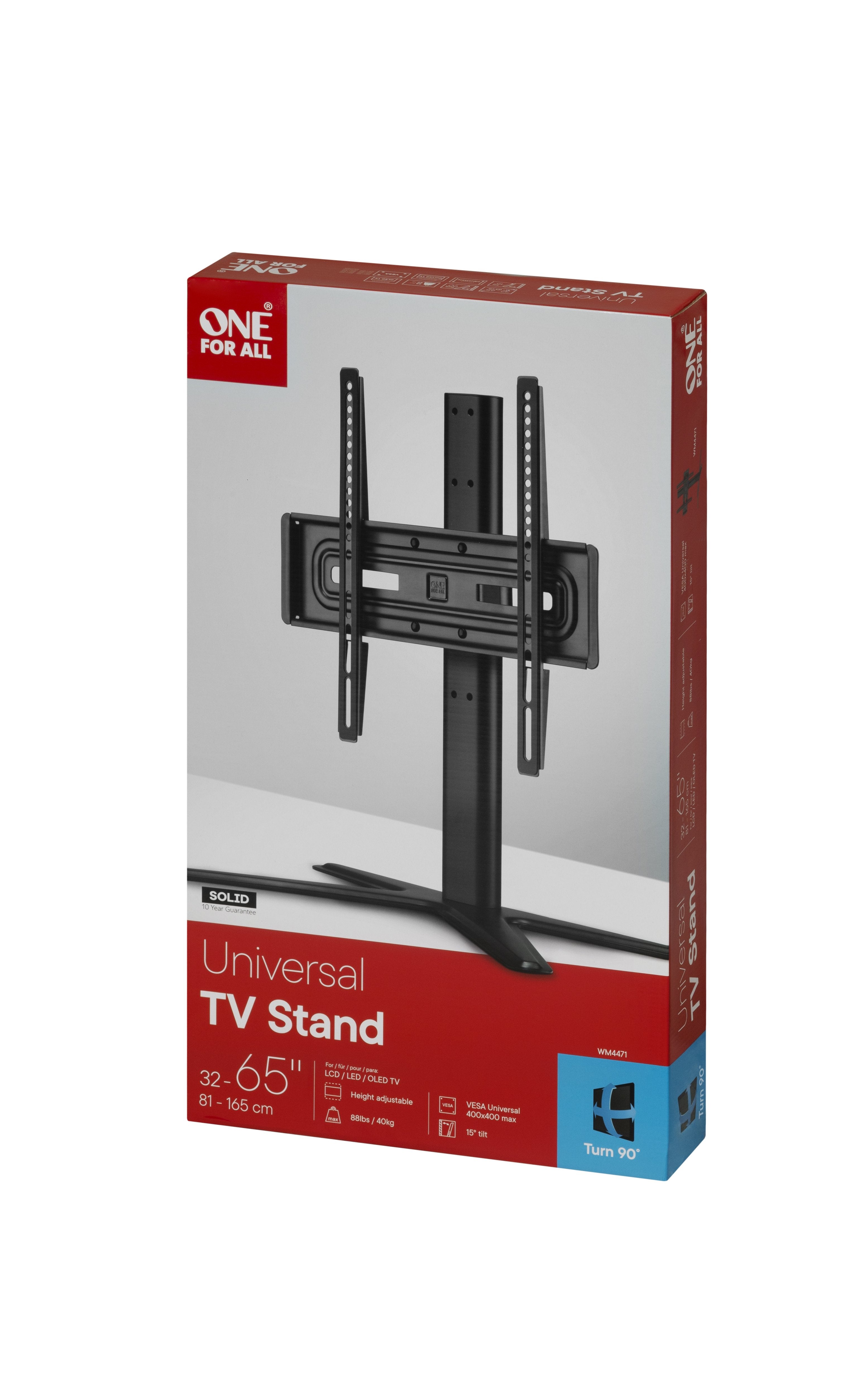 EAN 8716184071379 - One For All Solid Line WM 4471 soporte para TV 165,1 cm (65") Negro imagen 6