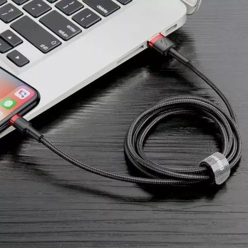 EAN 6953156274945 - Baseus CALKLF-A19 cable de conector Lightning 0,5 m Negro imagen 3
