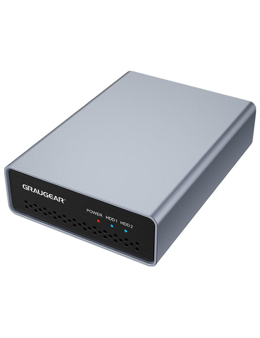 Grisgear Externes Raid Caja 2x2,5"Hdd Ssd Usb 3.2 Retail