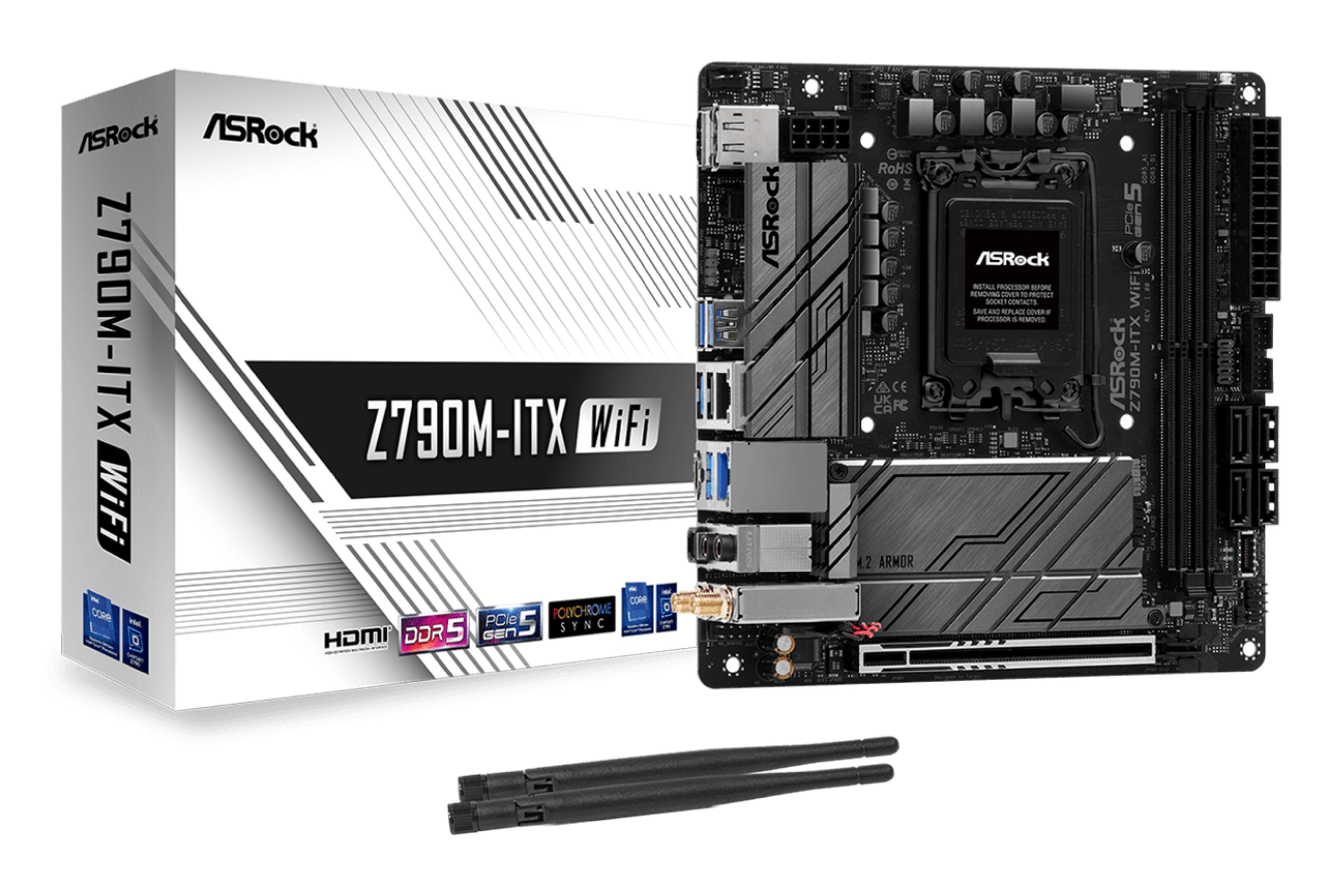 EAN 4710483941054 - Asrock Z790M-ITX WiFi Intel Z790 LGA 1700 mini ITX imagen 1