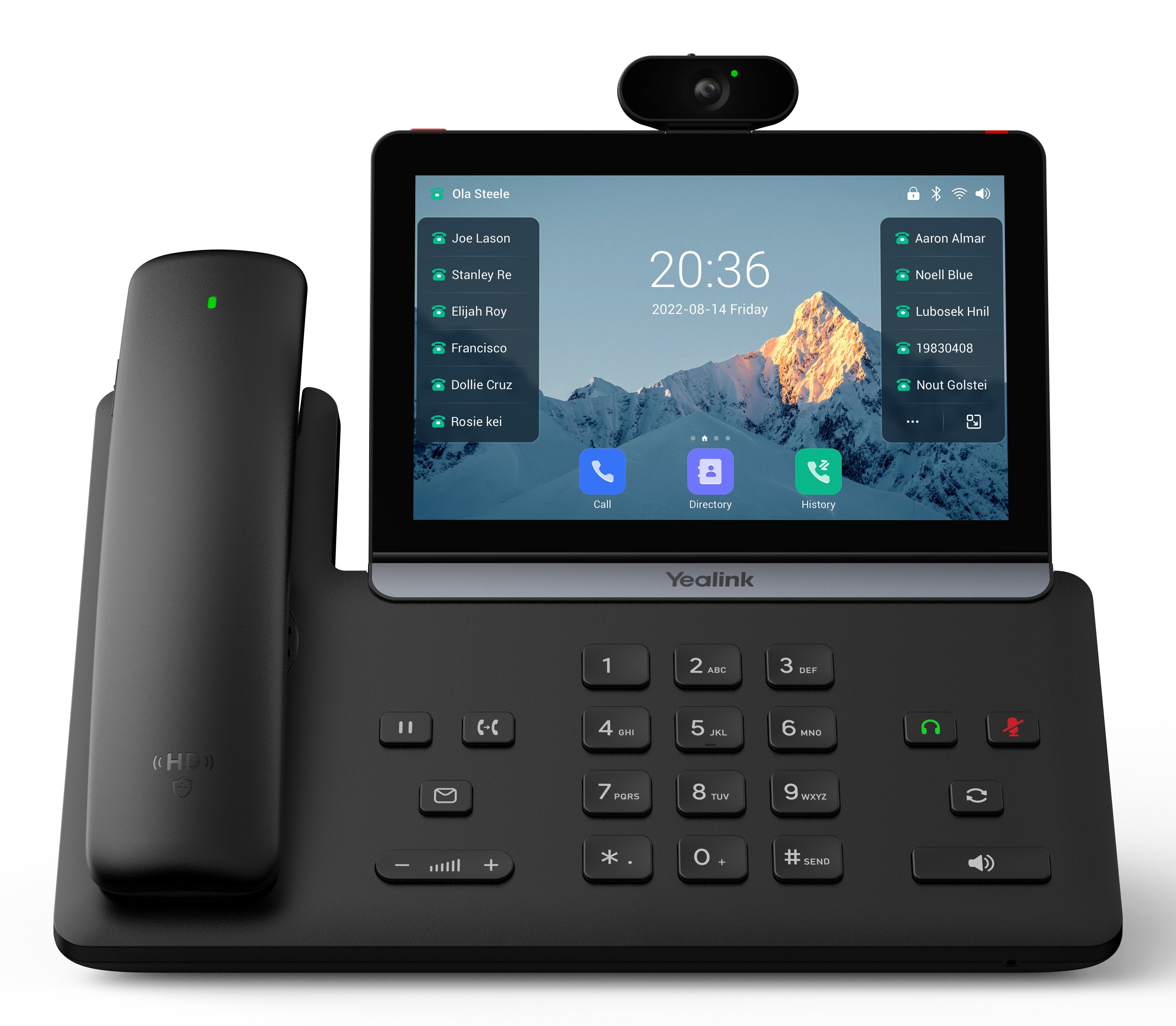 EAN 6938818323445 - Yealink T88V Pro teléfono IP Negro LCD Wifi imagen 1