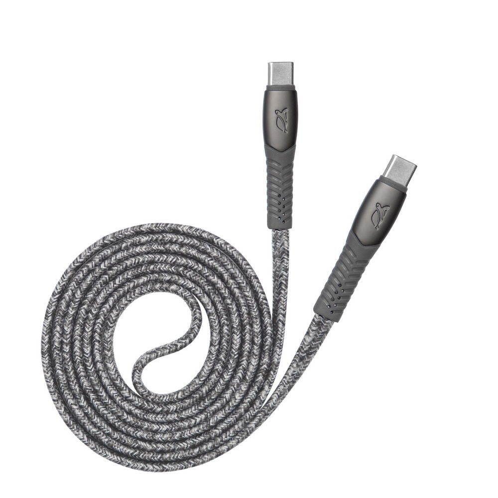 Cable Usb-C To Usb-C 1.2m/Grey Ps6105 Gr12 Rivacase
