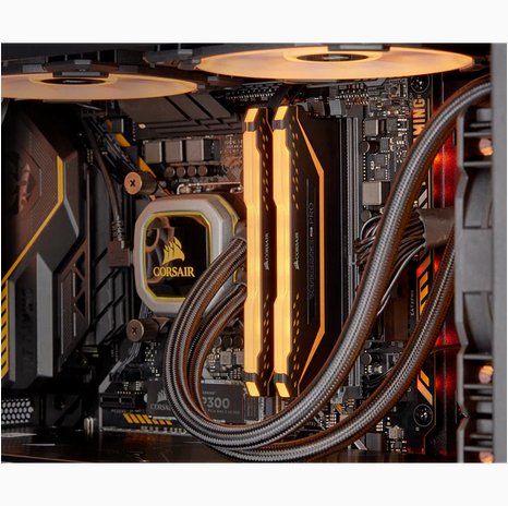 Memoria Ram Corsair Cmw16gx4m2e3200c16 Vengeance Rgb Pro Series Led 16gb 2x8gb 3200mhz Ddr4 Cl16 Black