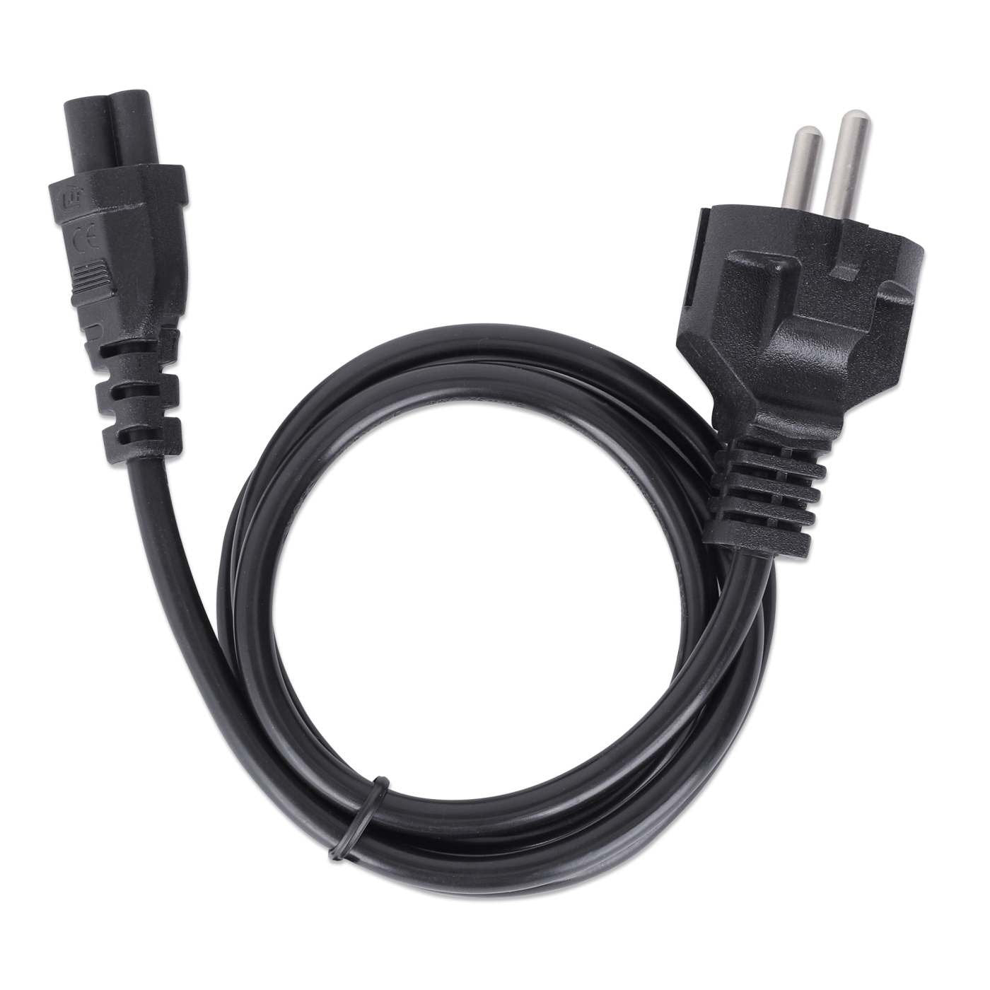 Manhattan Cable De Alimentacion C5 A Schutzkontakt 3m Negro