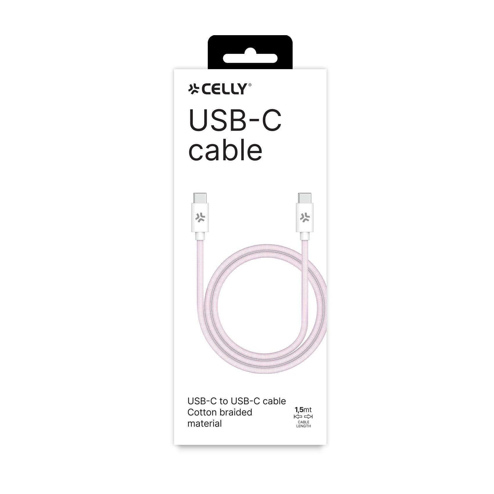 Cable Usbc A Usbc 1.5m Pk Cotton