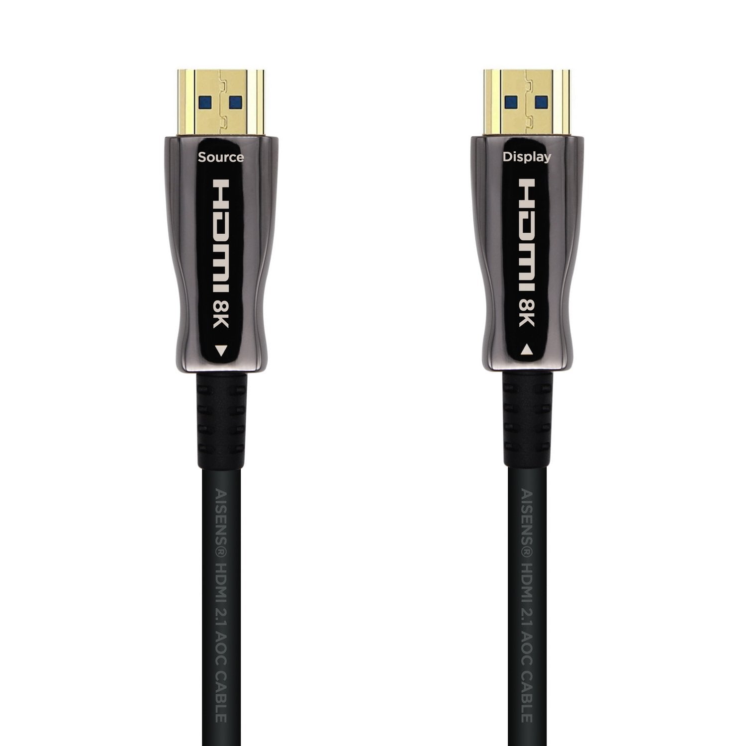 Aisens Cable Hdmi V2.1 Aoc (Active Optical Cable) Fibra Optica Ultra Alta Velocidad Uhs 8k@60hz 4k@120hz 4:4:4 48gbps -