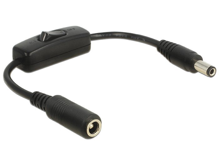 Delock Adaptador Dc 5,5 X 2,5 Mm Macho > Dc 5,5 X 2,5 Mm