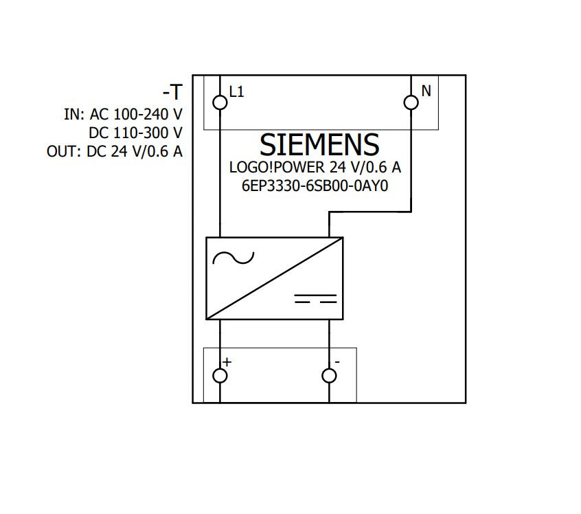 Siemens Logo Power 0.6a - Logo! Alimentación 0.6 A