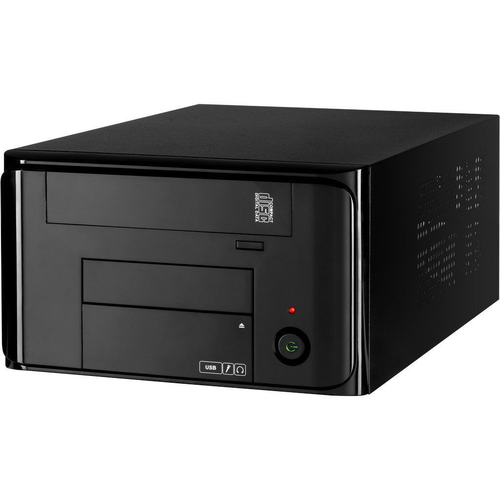 Caja Pc Inter-Tech Mini Itx Mi-008 Negro 2x Usb3.0,138x220x340mm