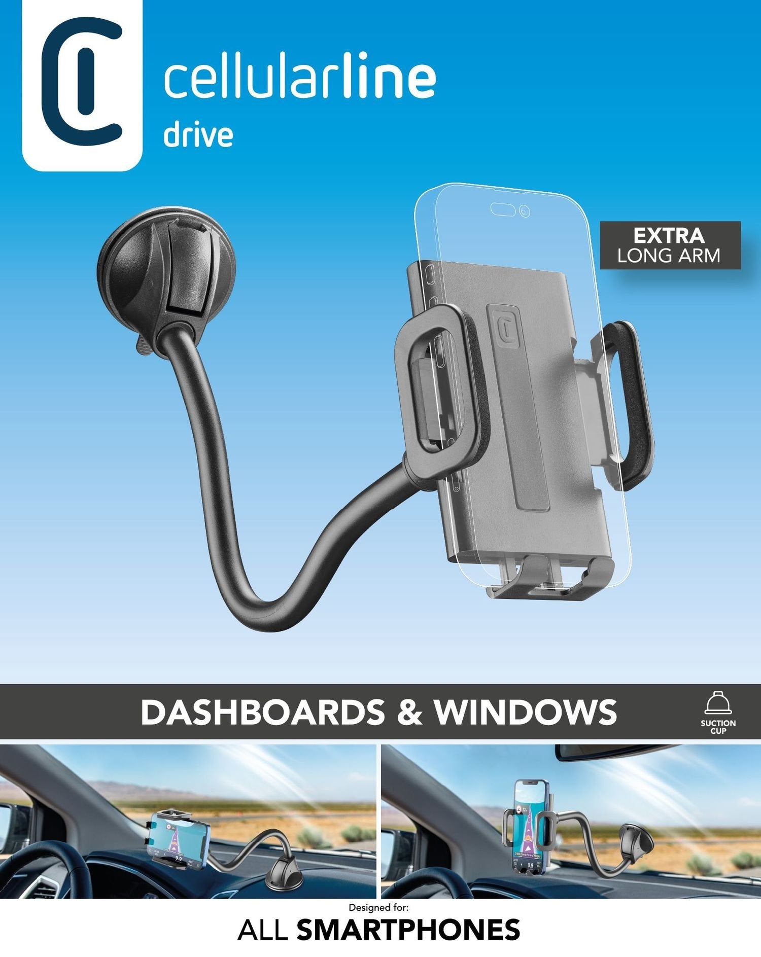 Flexible In Car Universal Phone Holder