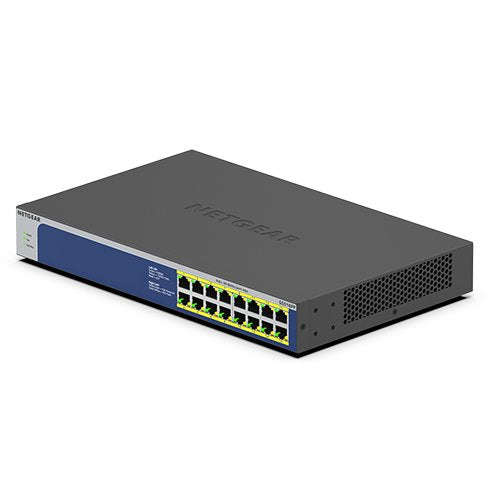 EAN 0606449149258 - NETGEAR GS516PP No administrado Gigabit Ethernet (10/100/1000) Energía sobre Ethernet (PoE) Azul, Gris imagen 2
