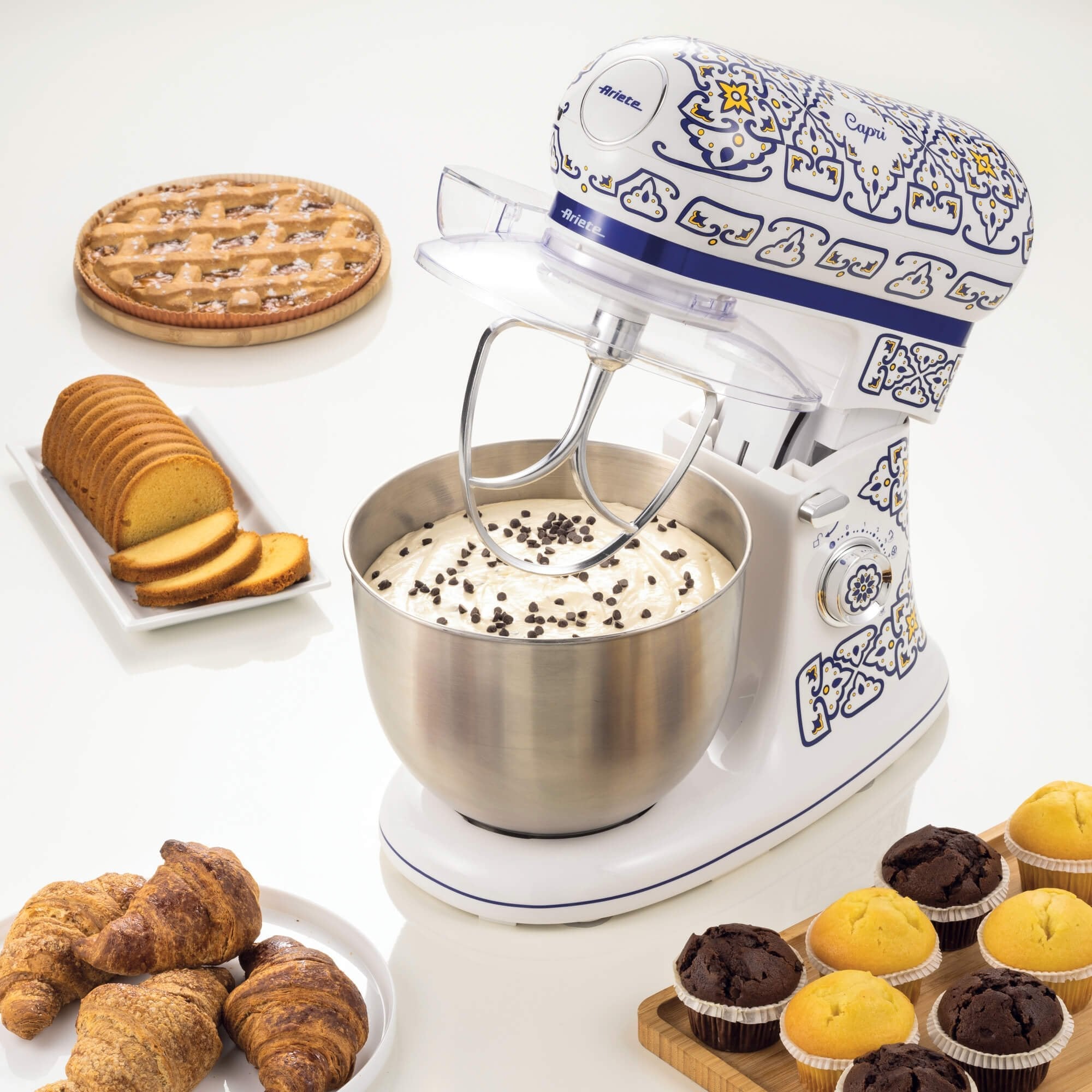 EAN 8003705122956 - Ariete 1588/0C Batidora de varillas 2400 W Blanco, Azul claro imagen 8