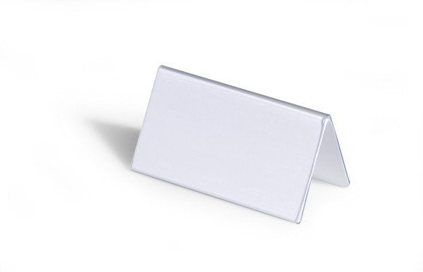 Etiquetas De Nombre De Mesa Durable 52x100mm 25 Piezas Transparentes