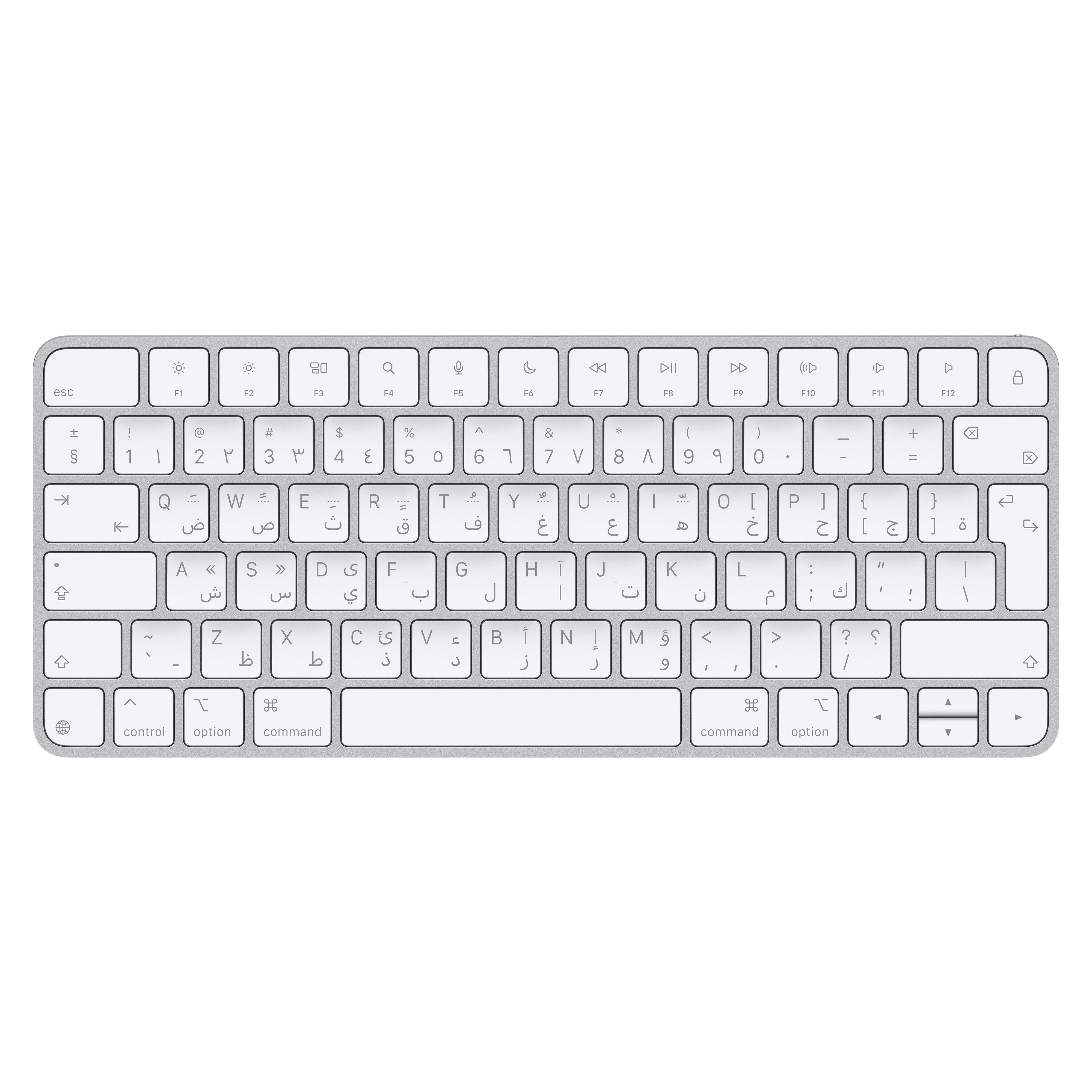 EAN 0195949634086 - Apple Magic teclado Universal USB + Bluetooth QWERTY Árabe Blanco imagen 1