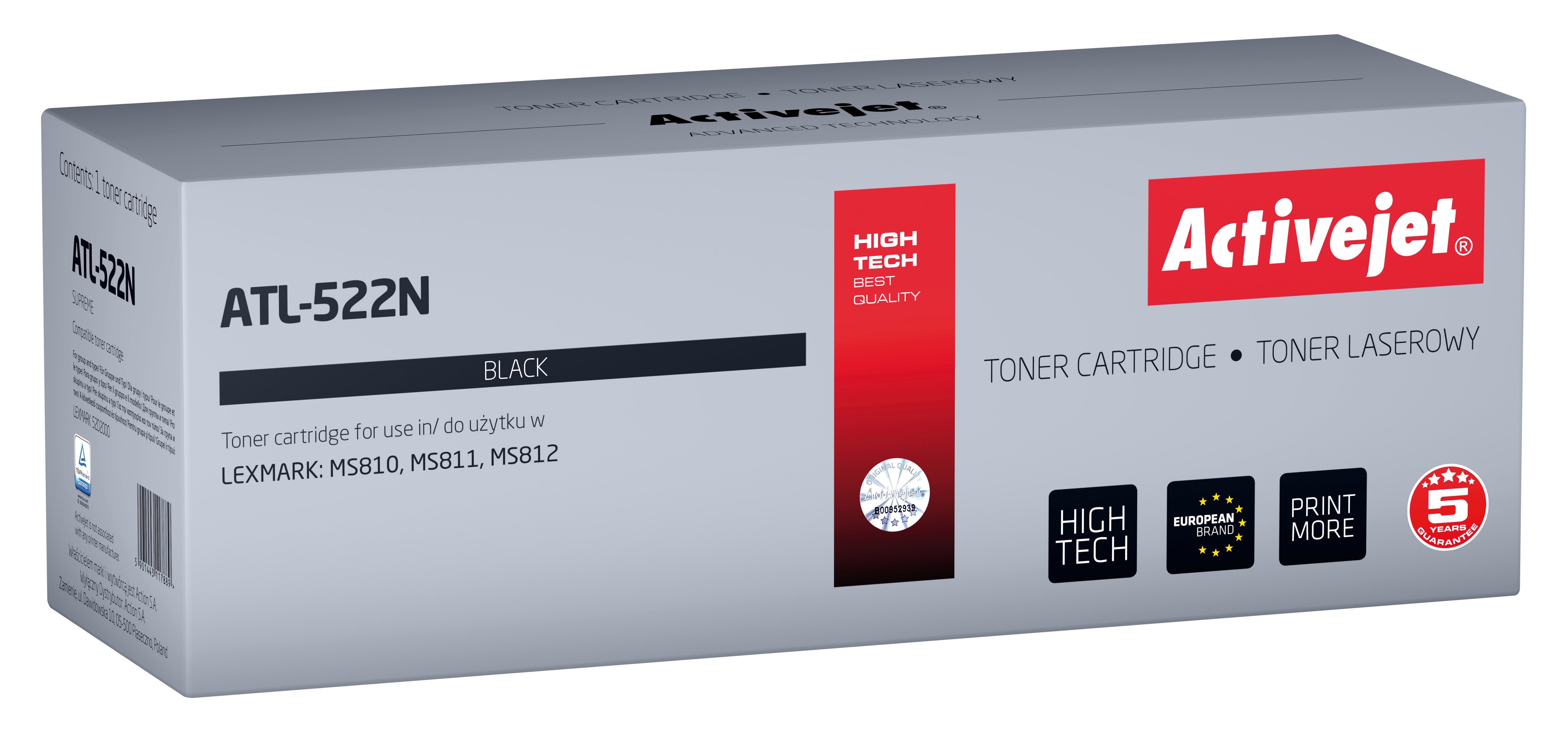 EAN 5901443117889 - Activejet ATL-522N cartucho de tóner 1 pieza(s) Compatible imagen 1
