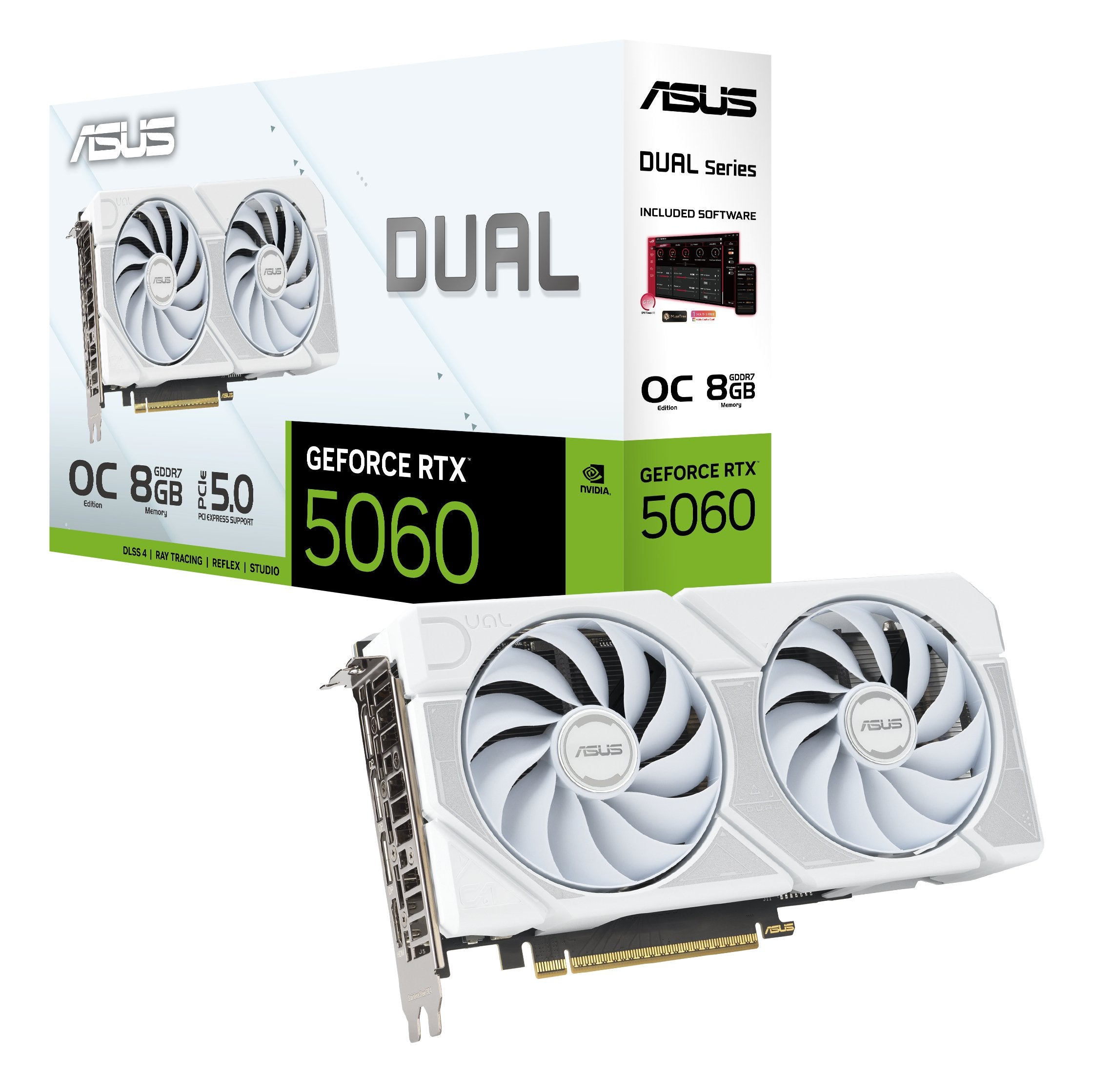 EAN 4711636196963 - ASUS Dual -RTX5060-O8G-WHITE NVIDIA GeForce RTX 5060 8 GB GDDR7 imagen 14