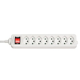 Lindy Power Strip 8-Way Type J (It) W/Sw. Outlet