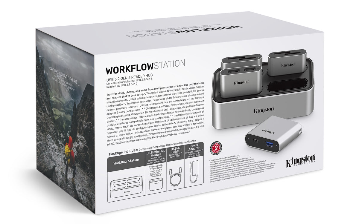 EAN 0740617341140 - Kingston Technology WFS-S base para portátil y replicador de puertos Alámbrico USB 3.2 Gen 2 (3.1 Gen 2) imagen 6