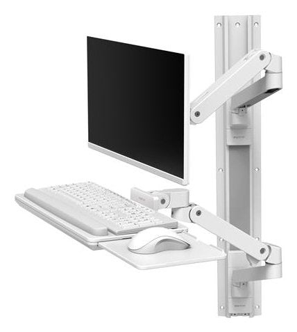 Ergotron Lx Pro Series 45-696-290, 10 Kg, 86,4 Cm (34"), 75 X 75 Mm, 100 X 100 Mm, Ajuste De Altura, Blanco