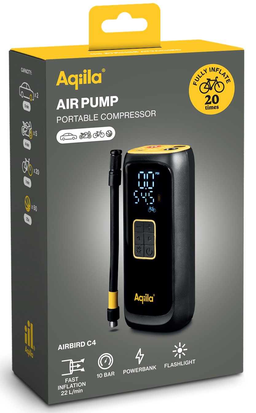 Aqiila Airbird C4 Tragbarer Kompressor