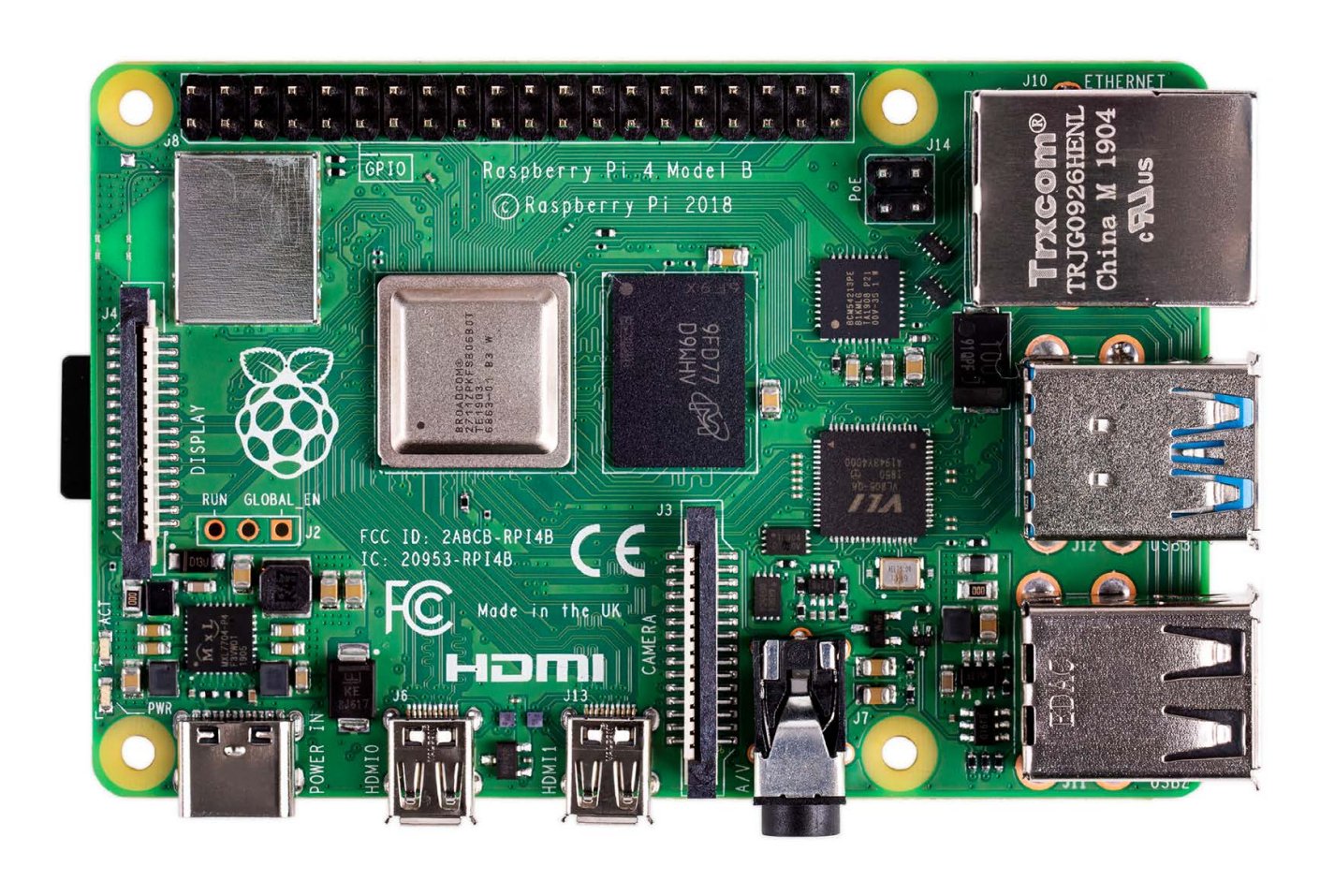 EAN 0765756931182 - Raspberry Pi 4 Model B placa de desarrollo BCM2711 1,5 MHz imagen 1