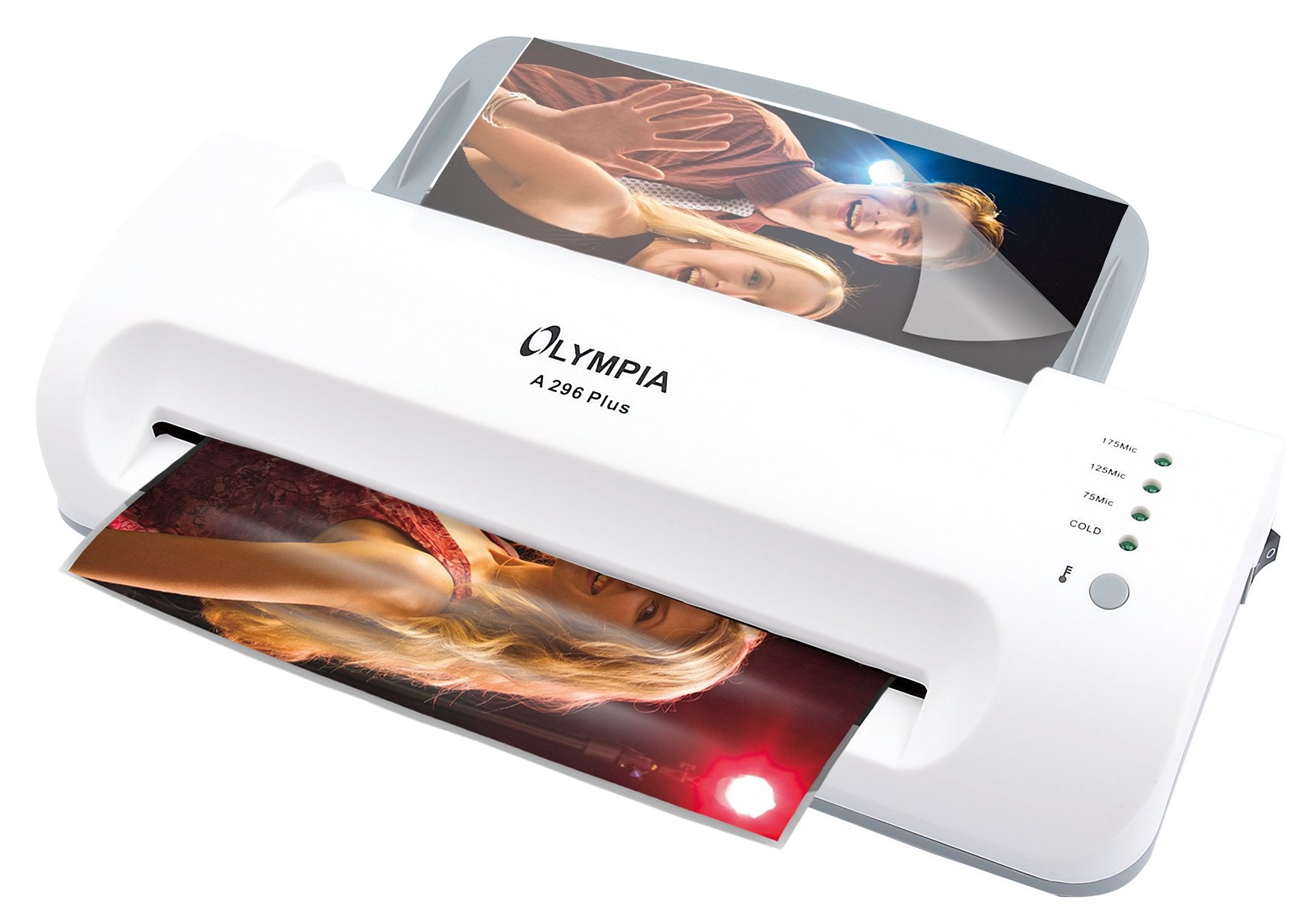 Plastificadora Olympia A 296 Plus Blanco/Plata