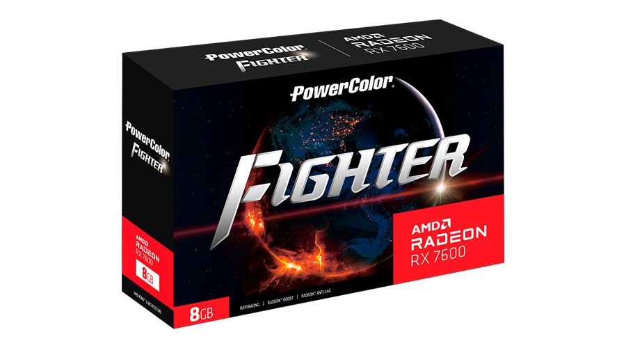 EAN 4713436174691 - PowerColor RX 7600 8G-F AMD Radeon RX 7600 8 GB GDDR6 imagen 5